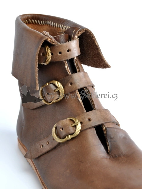 Schuhe aus dem Mittelalter 1280-1380. Jr, Handgemach schuhe nach maß