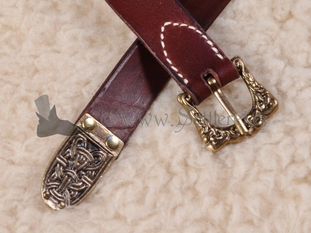 Viking Belt hand sewn Leather Belt