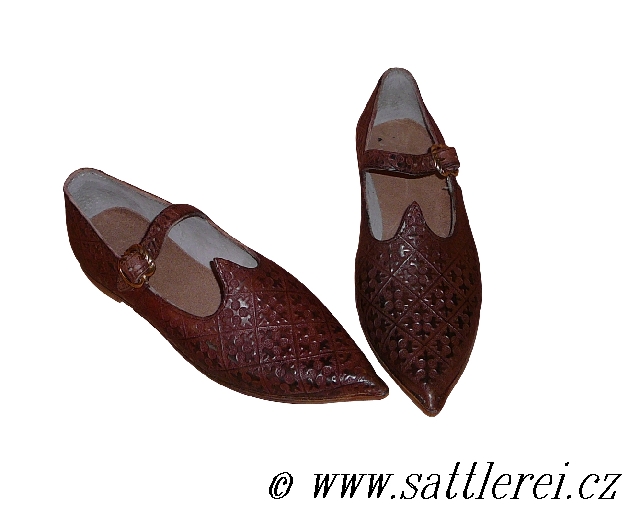 Schuhe aus dem Mittelalter  14. Jahrhundert