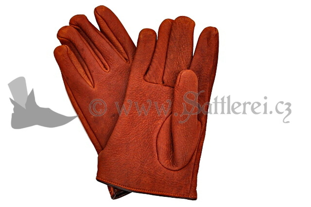 Leather gloves for knights 