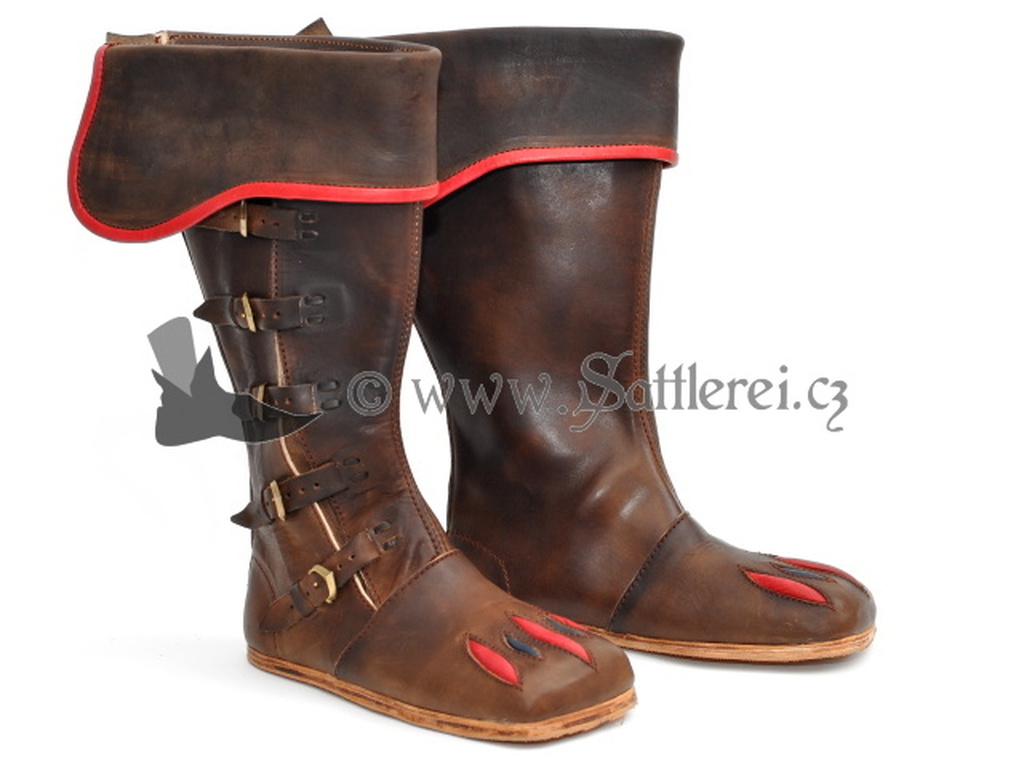 Landsknecht’s Boots Cow-mouth Boots 15th - 16th