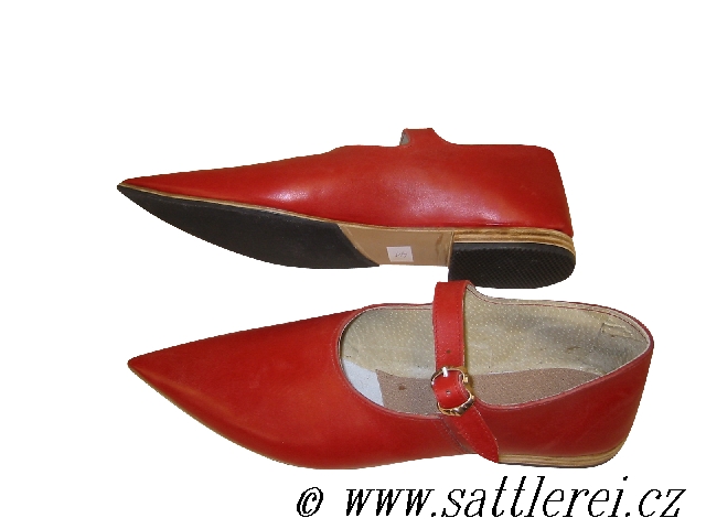 Historische Schuhe aus dem 14. Jahrhundert