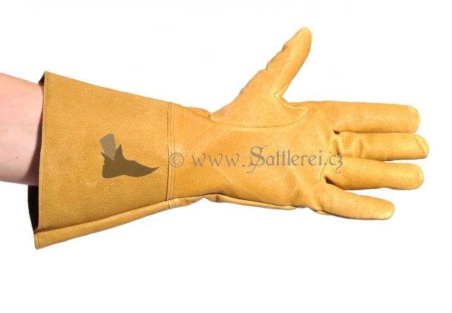 Leather gloves for knights  