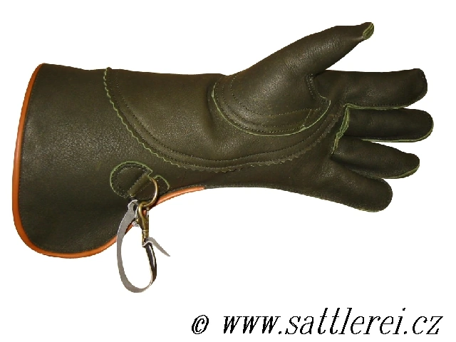 Gloves for falconer leather