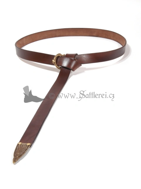 Viking belt hand sewn Leather Belt