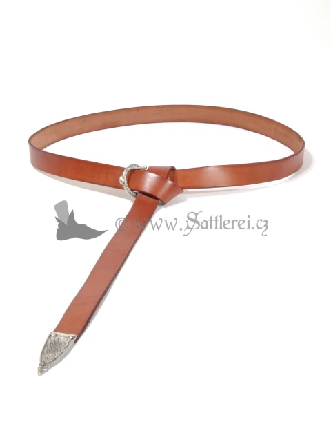 Medieval Belt hand sewn Viking Leather Belt