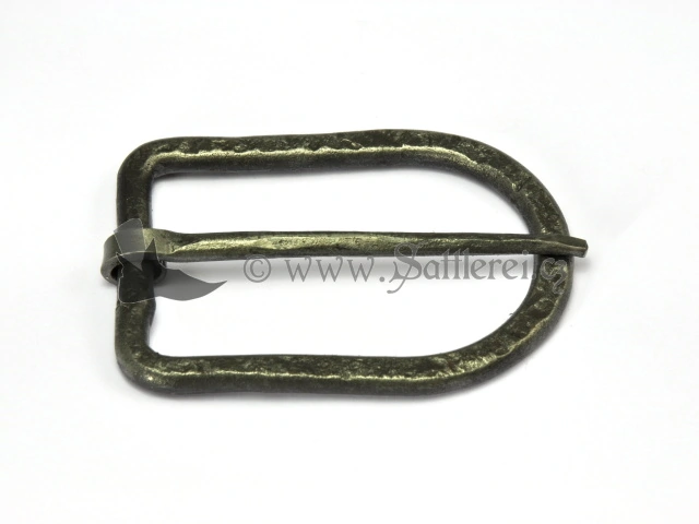 Hand-hammered clasp - wide 3 cm 