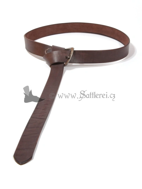 Historical belt hand sewn Viking Leather Belt