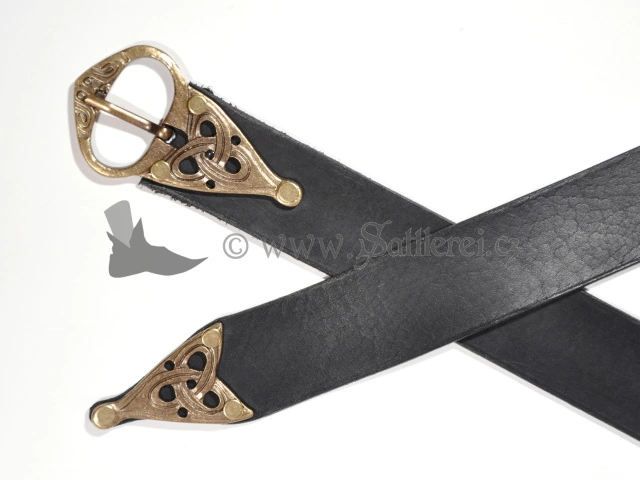 Historical belt, Rivet connection Viking Leather Belt
