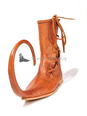 Mittelalter Schuhe aus dem 14.-15. Jahrhundert