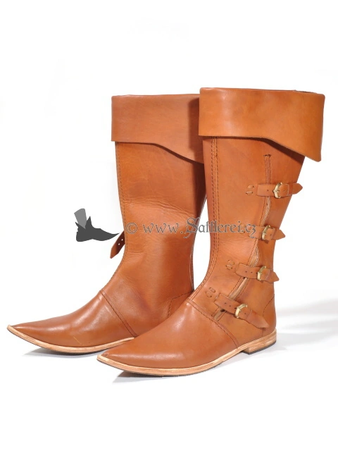 Mittelalterliche Stiefel Mittelalter Schuhe Handgemacht