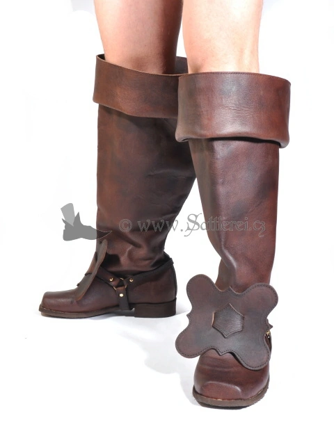 Baroque boot dating back to around 1620-1750 Medieval Footwear